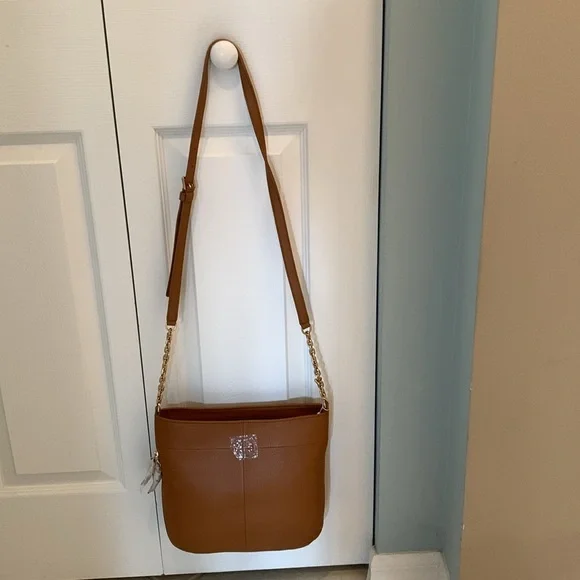 Tory Burch Ivy Crossbody in color Bark. Brand New never used - Picture 12 of 15